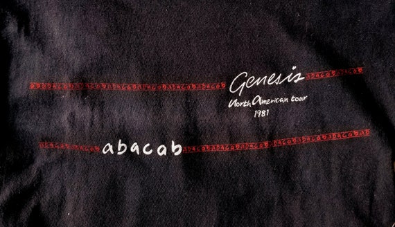Genesis Band Shirt | Abacab | 1981 TShirt | Small… - image 2
