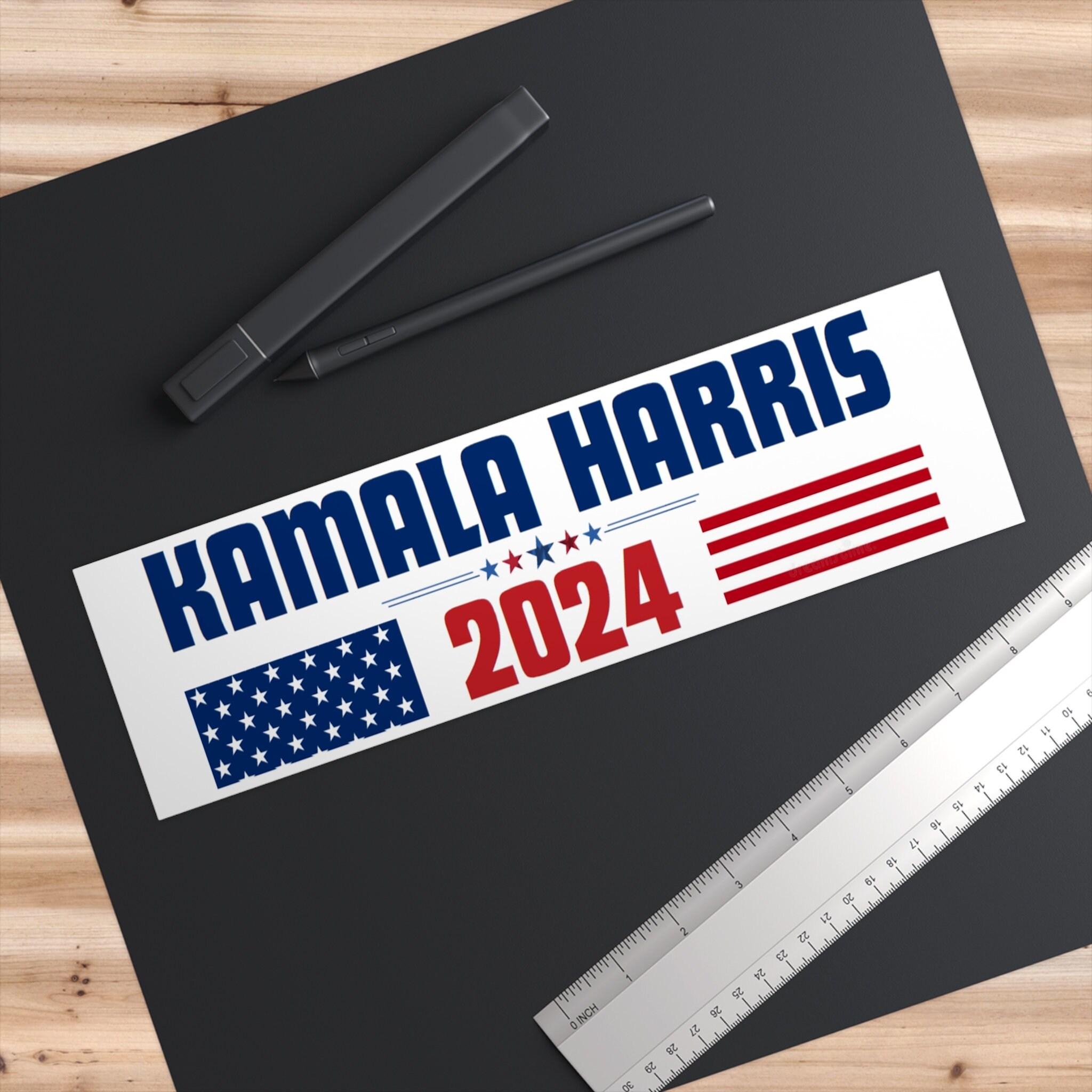 Harris Obviously Sticker White Dude For Kamala Harris Bumper Sticker ...