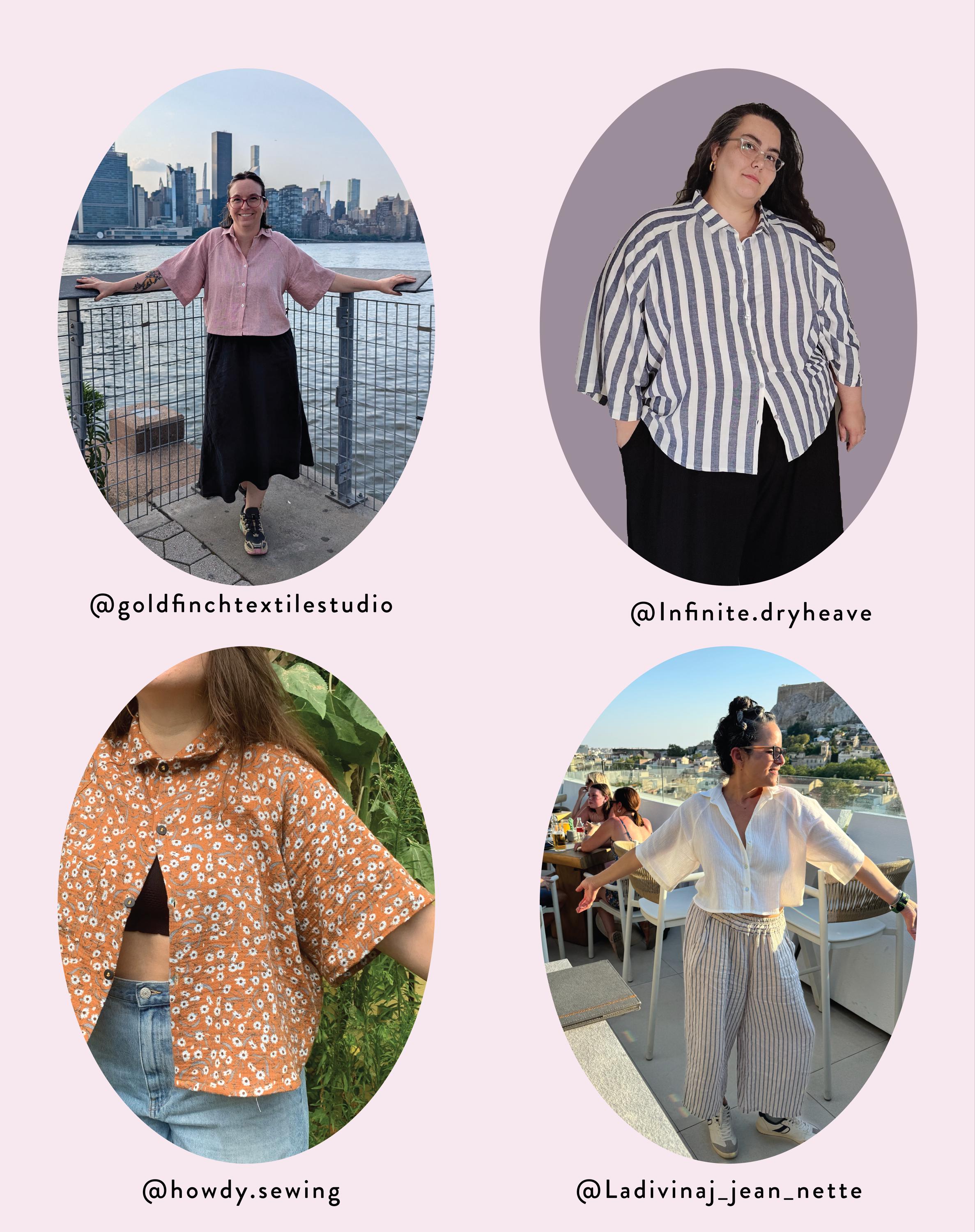 Sour Cherry Button-up Shirt PDF Sewing Pattern | Size Inclusive