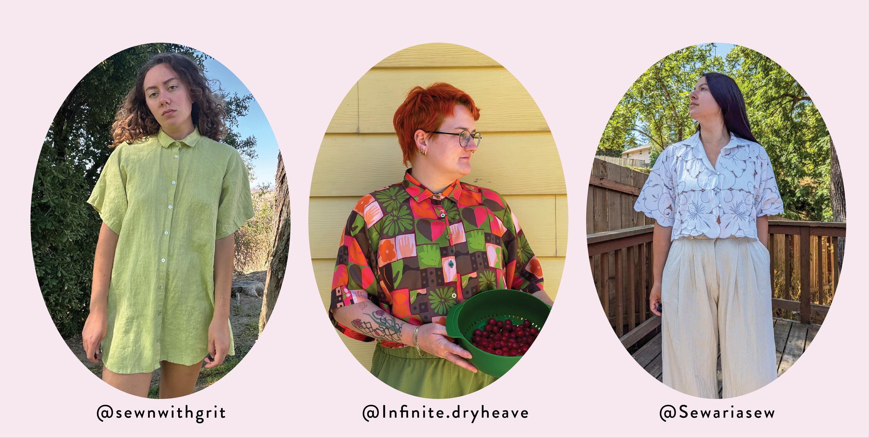 Sour Cherry Button-up Shirt PDF Sewing Pattern | Size Inclusive