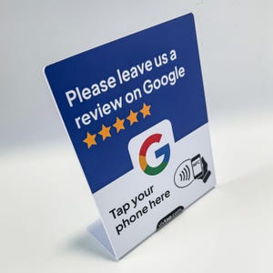 Google Bewertungen Stand NFC - erhalten Sie unbegrenzte Google Bewertungen