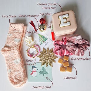Personalized Teen Gift Box Custom Jewelry, Chenille Letter Ultimate TeenTreasur