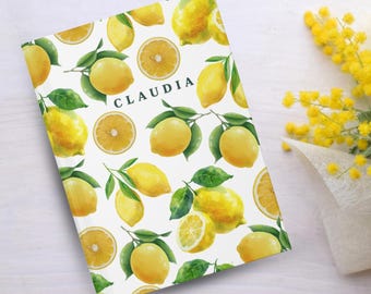 Lime Journal Mom Stripes Notebook, Fruit Diary, Notes & School Gift