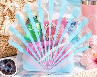 Seashell Hangover Party  Kit Beach Trip Favor Bachelorette Recovery Bag Wedding Next Morning Essentials