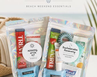 Hen Party Bag Bachelorette Gift Hangover Wedding Favors Kit Next Morning Recovery Girls Trip