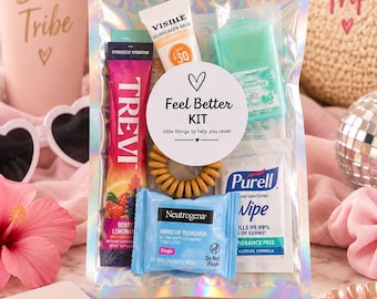 Hangover Kit Wedding Favor – Bachelorette Recovery Bag – Hen Party Next Morning Essentials