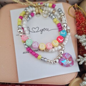 Personalized Teen Gift Box Custom Jewelry, Chenille Letter image 13