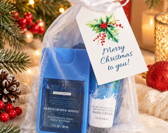 Self-Care Wellness Gift Pouch for Women, Christmas Coworker Relaxation Essentials Kit Friend Party Favor