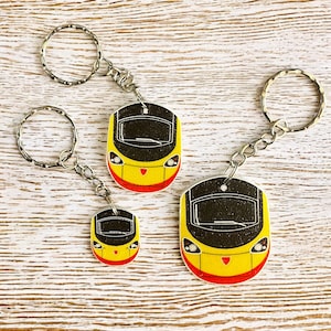 Pendolino Class 390 - Virgin Trains - Porte-clés / Porte-clés x2 (plusieurs tailles)