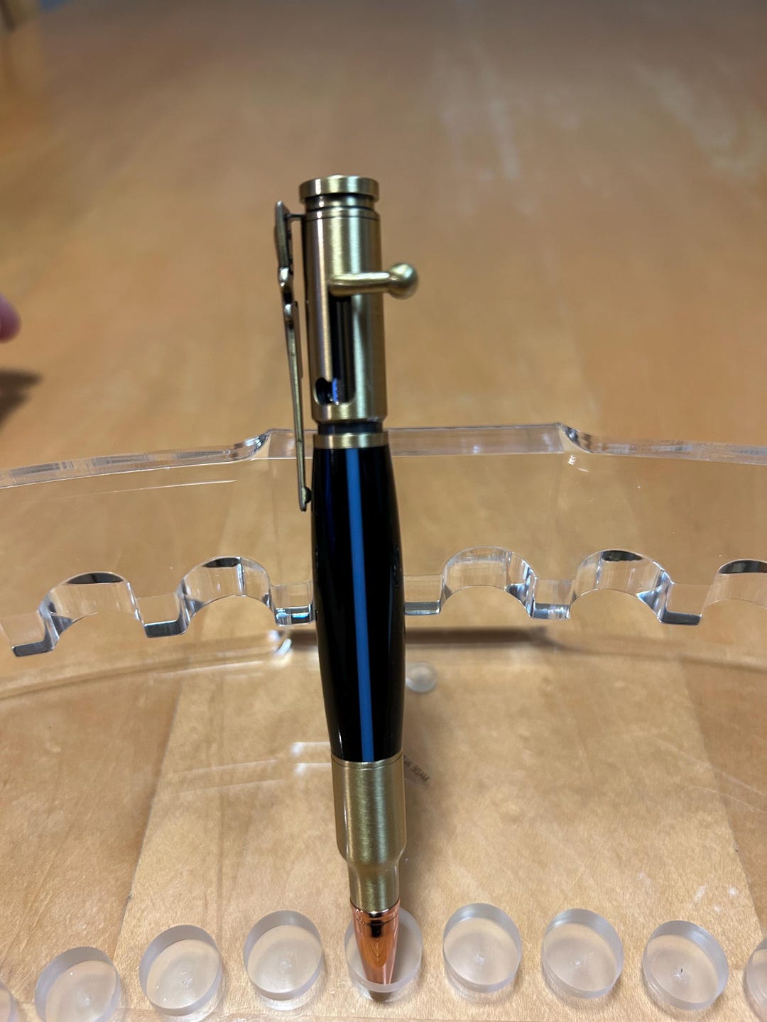 Bolt-action Thin Blue Line Pen - Etsy