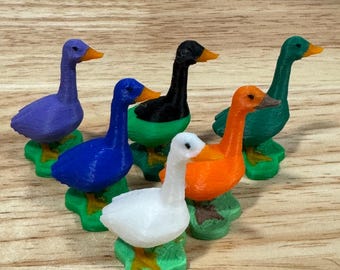 Tiny 1.5&quot; Baby Original Silly Goose Full Color 3D Printed Desk Goose