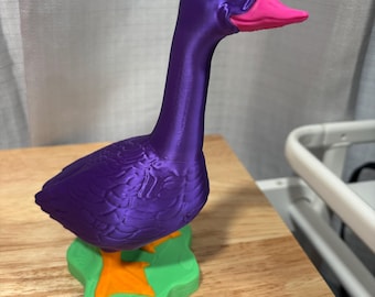 Silly Goose Special Edition Colors 3D Printed Desk Goose