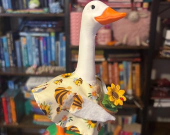 Bees for my Sunflowers Goose Dress