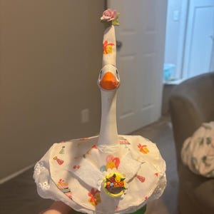 Birthday Goose Outfit for 7 inch Desk Goose