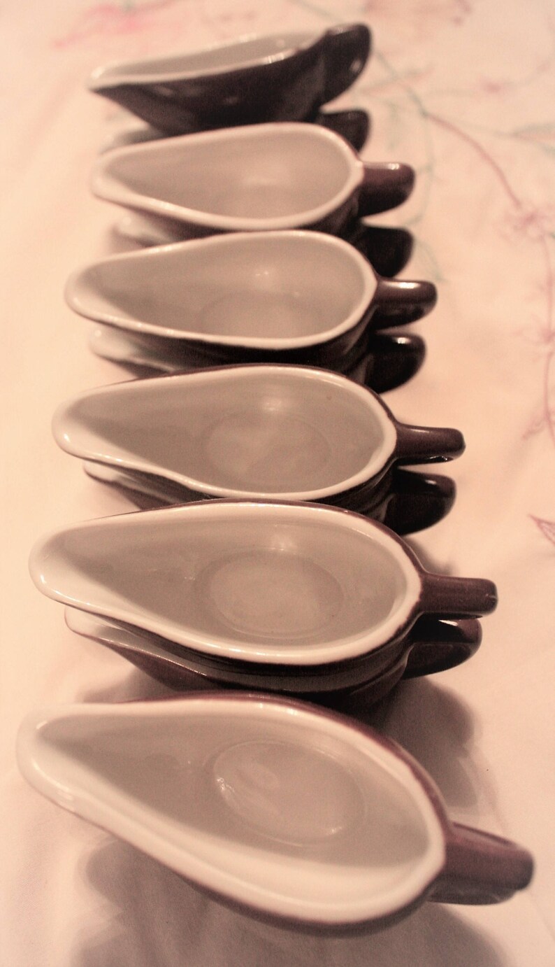 Vintage Halls Dark Brown Minature Ceramic Pitcher Ceramic Etsy