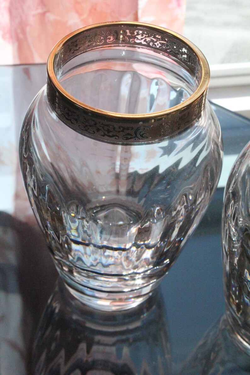 Vintage Lenox, Autumn Crystal Vase or Candy Dish, Bon Bon Dish, Grecian