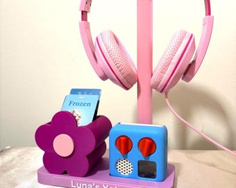 Yoto Mini Daisy Dock, Headphone Stand and Card Storage Box