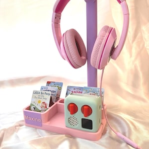 Customisable Yoto Mini Dock with Card Storage and Headphone Stand