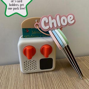 Porte-cartes Yoto sur porte-clés pour le voyage et le rangement