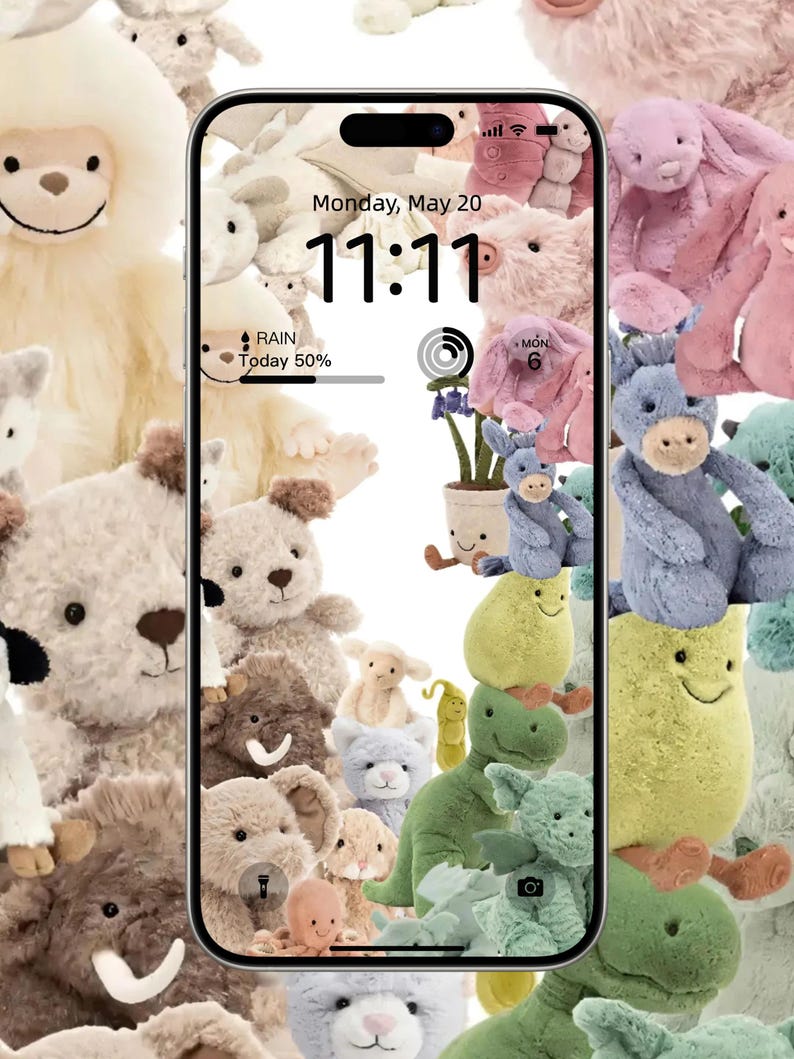 4 Jellycat Smartphone Wallpaper Bundle Ios & Android Wallpaper Home