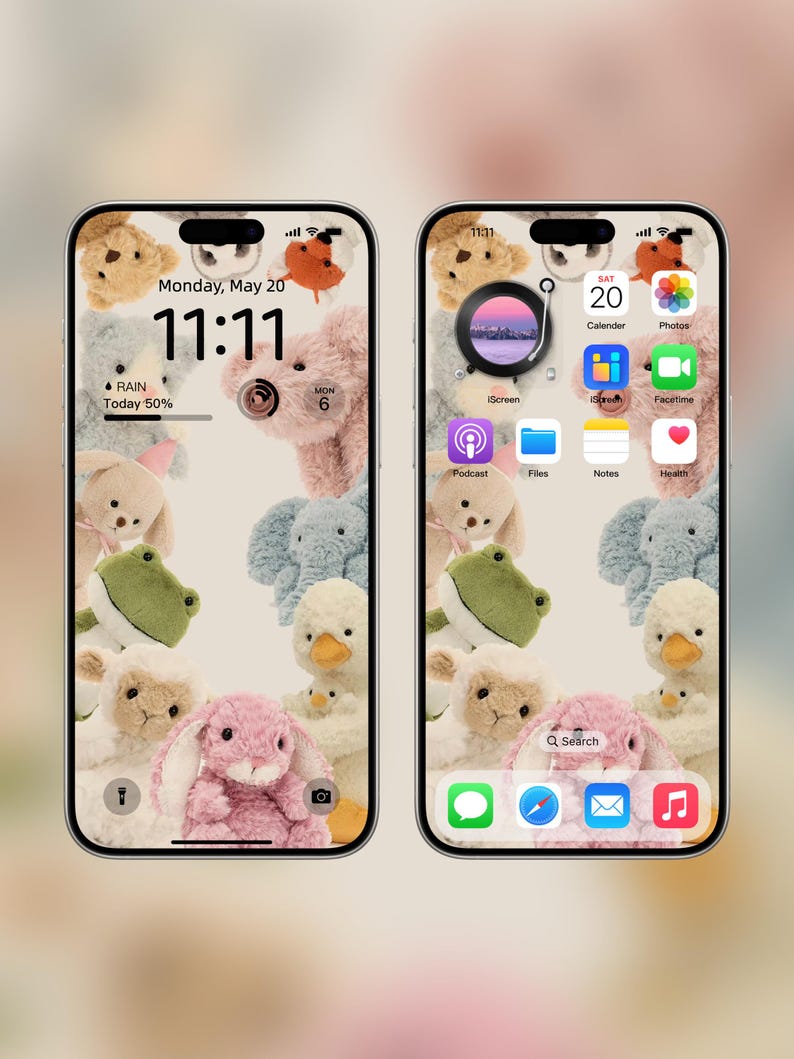 4 Jellycat Smartphone Wallpaper Bundle Ios & Android Wallpaper Home