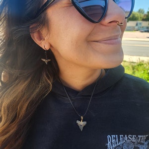 Custom Shark Tooth Necklace – Choose Your Tooth, Wire, and Bead! Silver or gold. Hand wrapped for a unique one of a kind gift