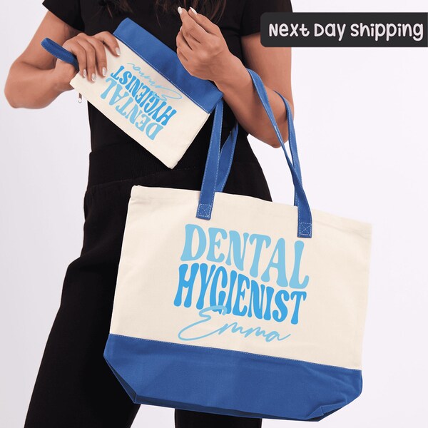 CafePress Dental Hygienist Canvas Tote Bag - Reusable Natural Canvas Shopping Bag With Custom Print