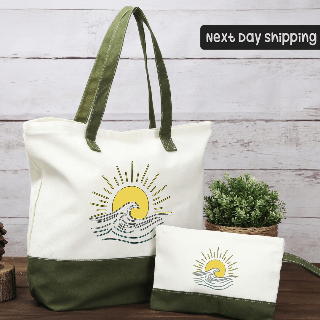 Sun & Sea Beaded Tote