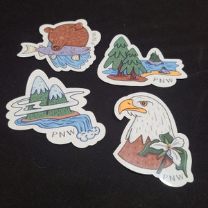 PNW Nature Decal Set