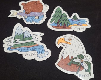 PNW Nature Decal Set