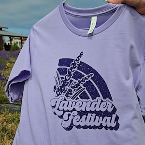 Lavender Festival Retro Shirt
