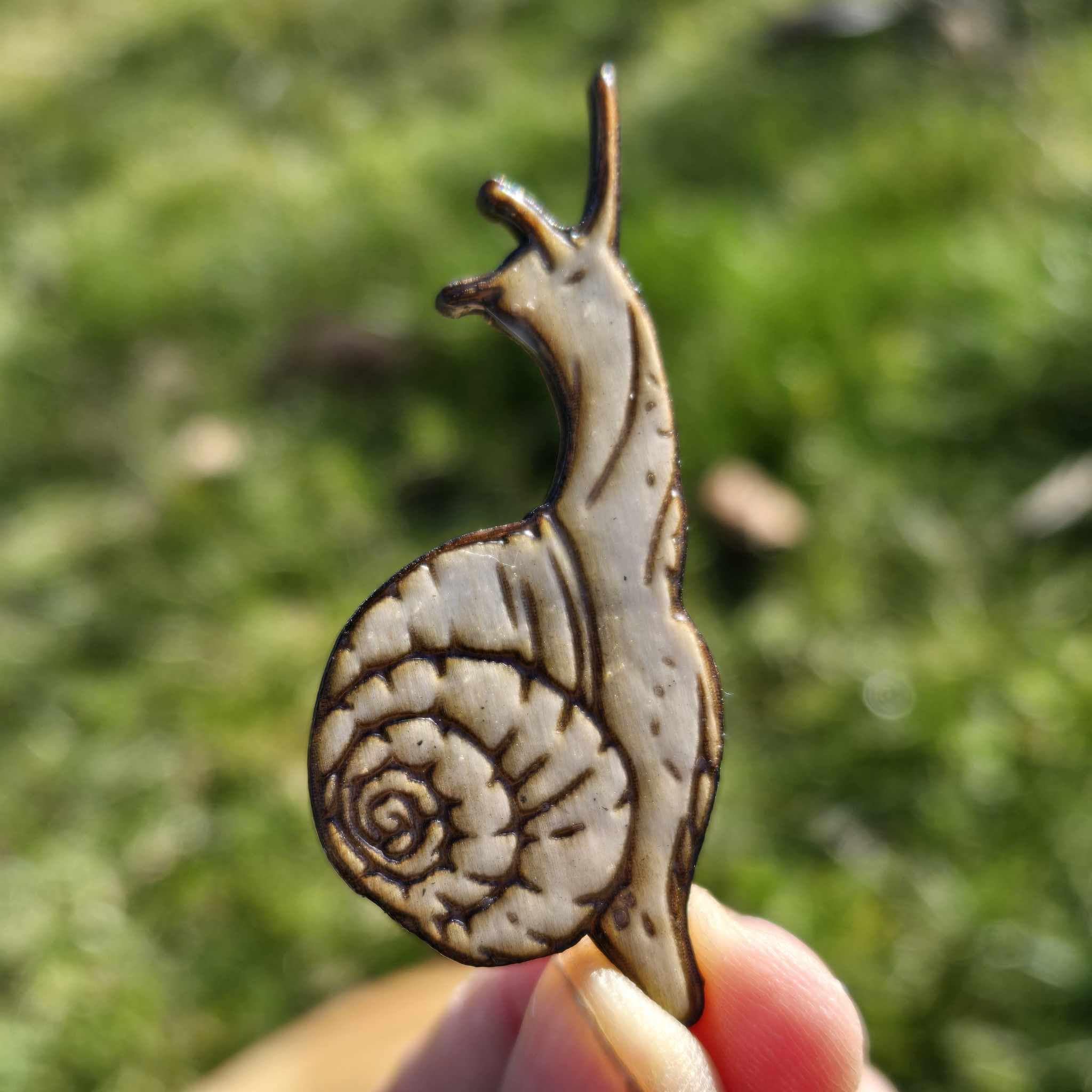 Snail Magnets Snail & Slug Mini Magnets – Hand-painted or Natural Wood - Etsy Australia