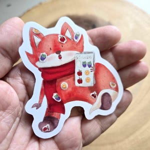 Sticker Sage le renard - Sticker Addict