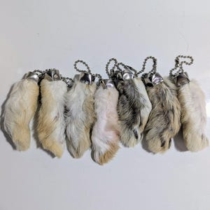 Vintage Rabbits Foot Keychain - Etsy Canada