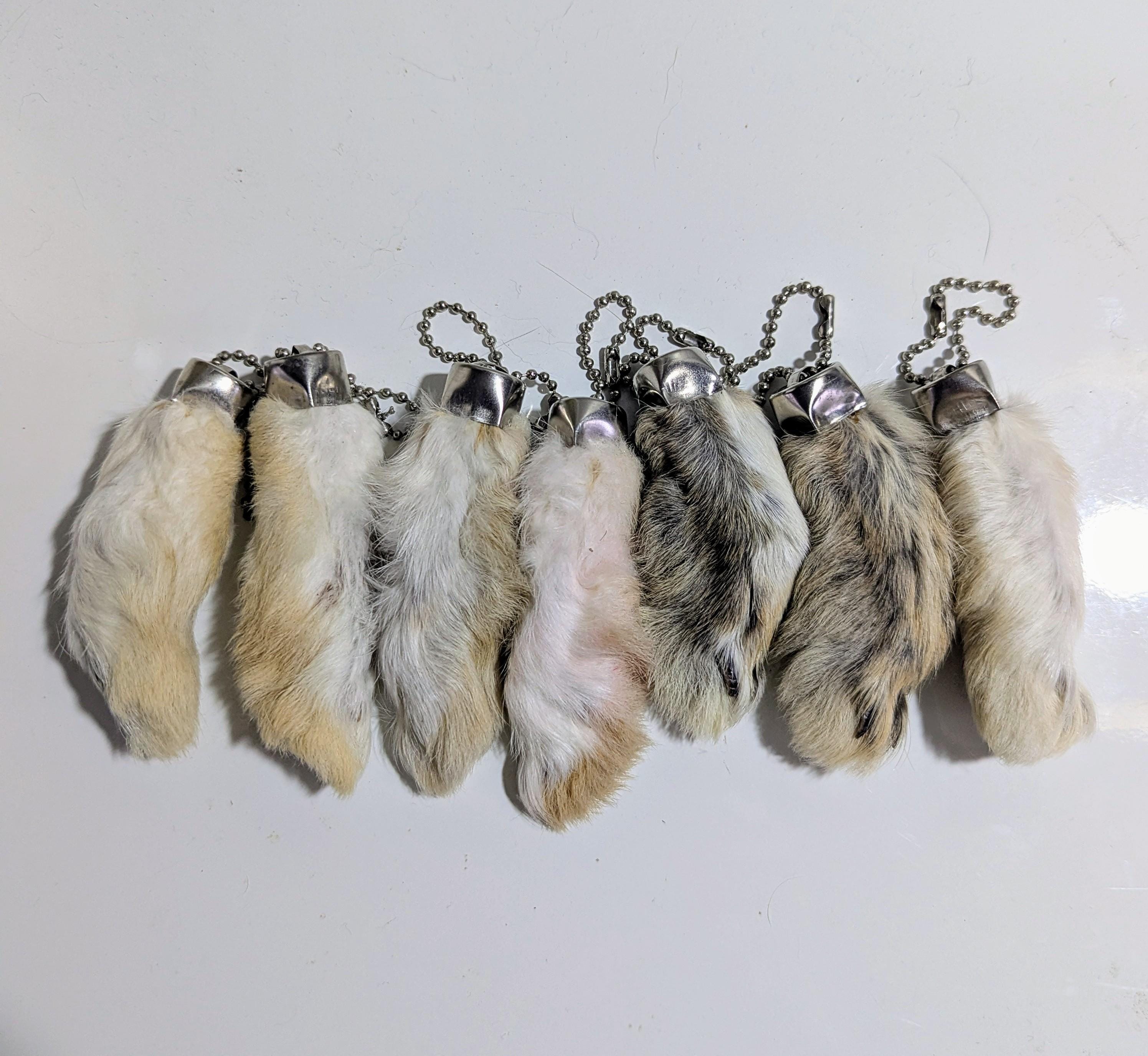 Vintage Rabbits Foot Keychain - Etsy Canada