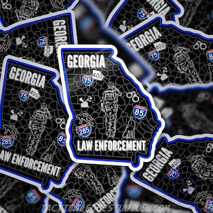 Georgia Law Enforcement Sticker