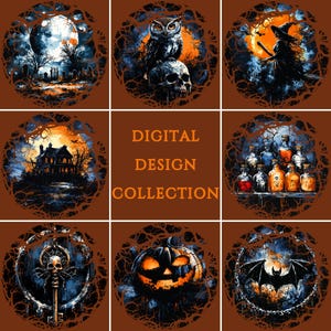 200 Halloween T-Shirt Design Bundle | Printable Graphics for Men & Women | Ready-to-Use for Custom Apparel, DIY Projects, Print on Demand