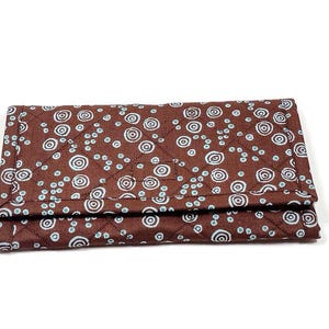 Portefeuille marron/bleu Portefeuille matelassé pour femme Portefeuille à trois volets en tissu doux Poche à glissière Cadeau d'anniversaire fait main pour elle