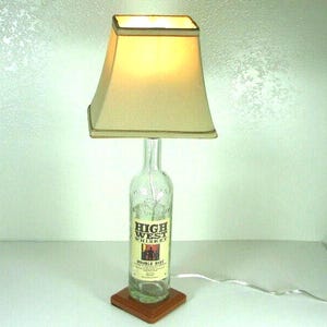High West Whiskey Bottle Lamp: Unique Bar Decor Lighting