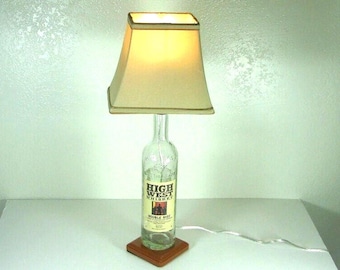 High West Whiskey Bottle Lamp: Unique Bar Decor Lighting