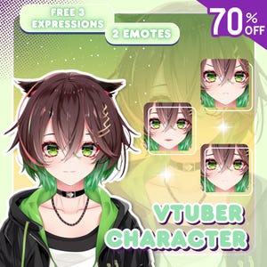 CUSTOM LIVE2D VTUBER MODEL | Vtuber assets, live2d model, Pngtuber, Anime, Anime art, Vtuber Male and Female, Vtuber Design, Live2D