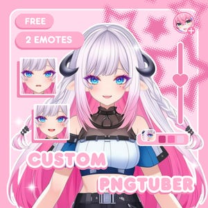 Custom Pngtuber | Pngtuber Character | Pngtuber Design | Pngtuber | Live2d Commission | Live2d model | Pngtuber Avatar