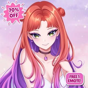 AANGEPASTE PBB | Personagecommissie, anime, custom, PBB, profielpictogram, sociale media, twitch, profielfoto, anime-personage voor PFP