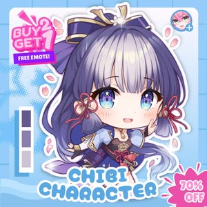 Aangepast chibi-personage | Chibi-animestijl, aangepaste chibi-commissie, chibi PBB, chibi voor stel, kerstcadeau stel chibi, chibi-emotes