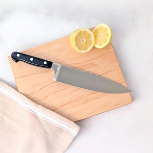 Maple Cutting Board – One Piece Solid Hardwood (No Glue), Thick Handmade Kitchen Board, Made in USA, Available in 4 Sizes afbeelding 6