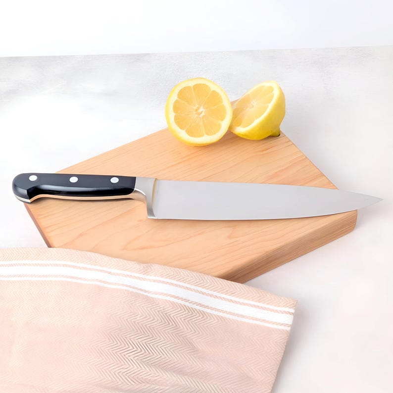 Maple Cutting Board – One Piece Solid Hardwood (No Glue), Thick Handmade Kitchen Board, Made in USA, Available in 4 Sizes afbeelding 4