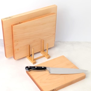 Maple Cutting Board Set of 3, One Piece Solid Hard Maple, No Glue bild 7