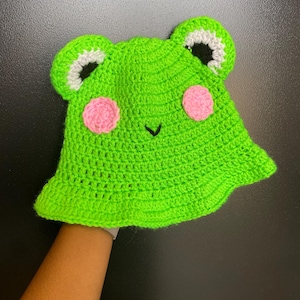 Crochet Frog Hat
