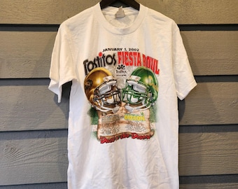 vintage Oregon Ducks Shirt pour homme, taille moyenne, blanc, football Fiesta Bowl Lee, t-shirt de sport