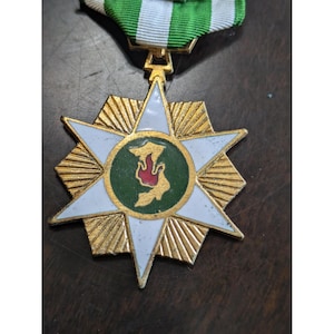 Vintage Vietnam Campaign Medal Chiến Dịch Bội Tinh Badge 1960 Military Award